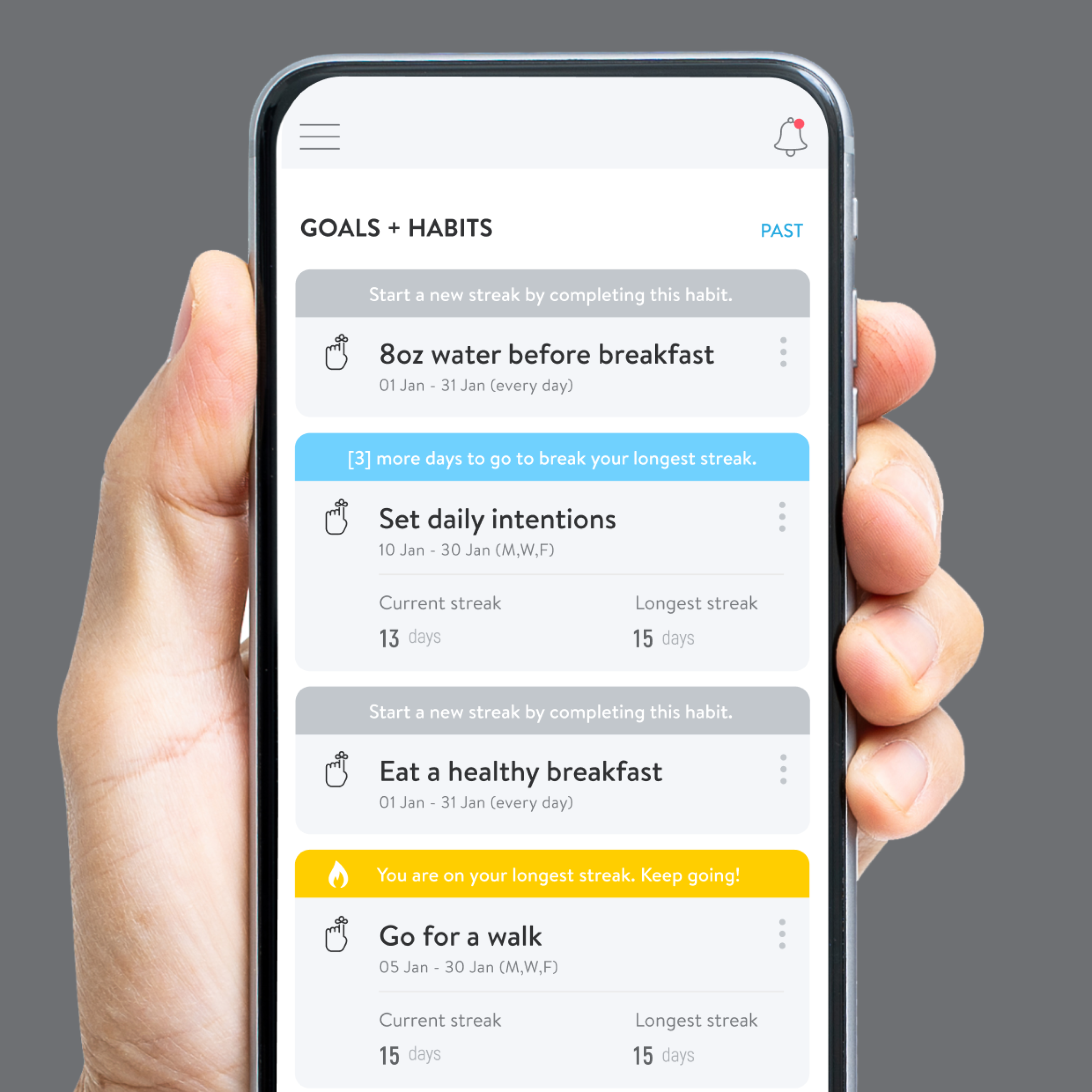 screenshot of ABC Trainerize